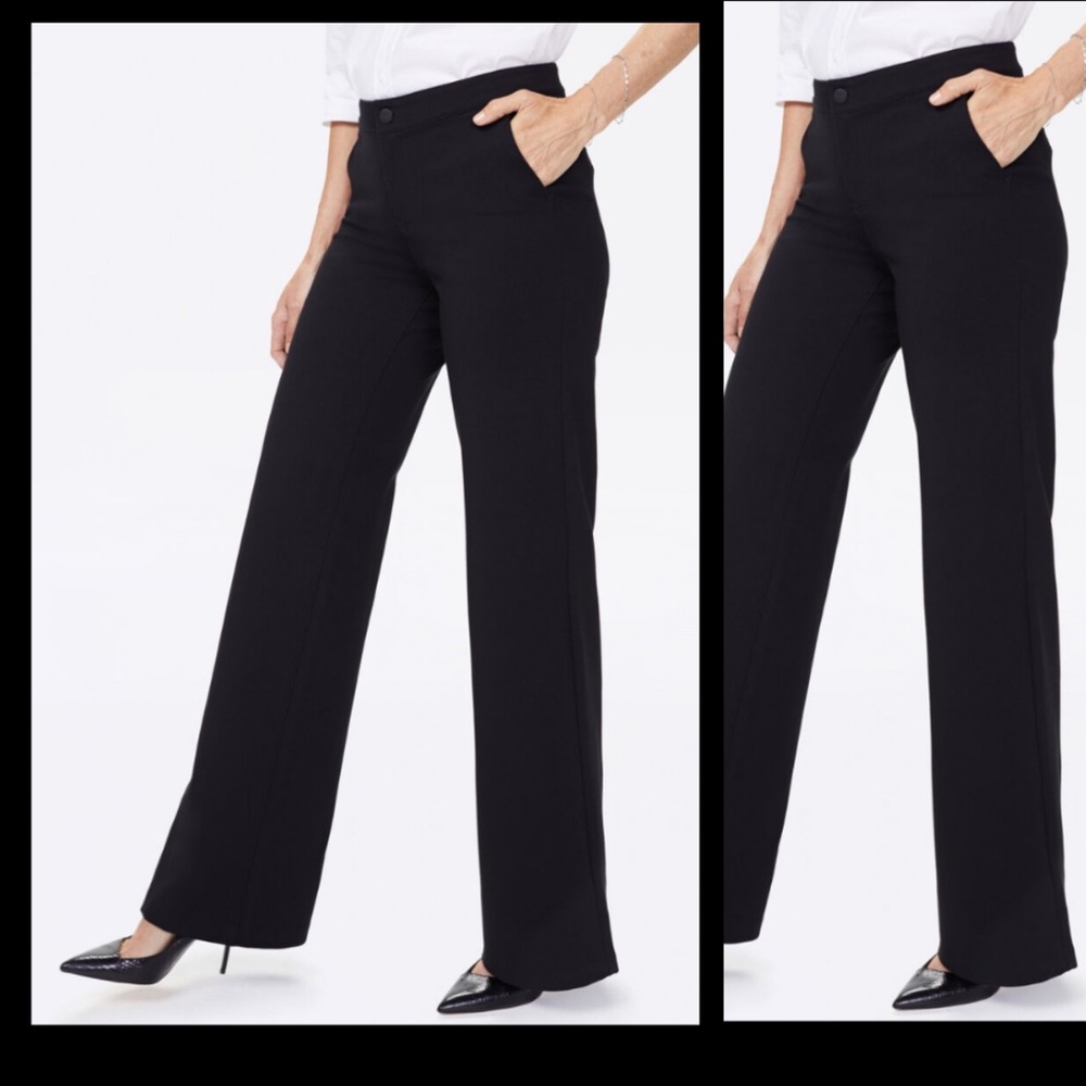 GAP Black pants straight leg trousers career slacks